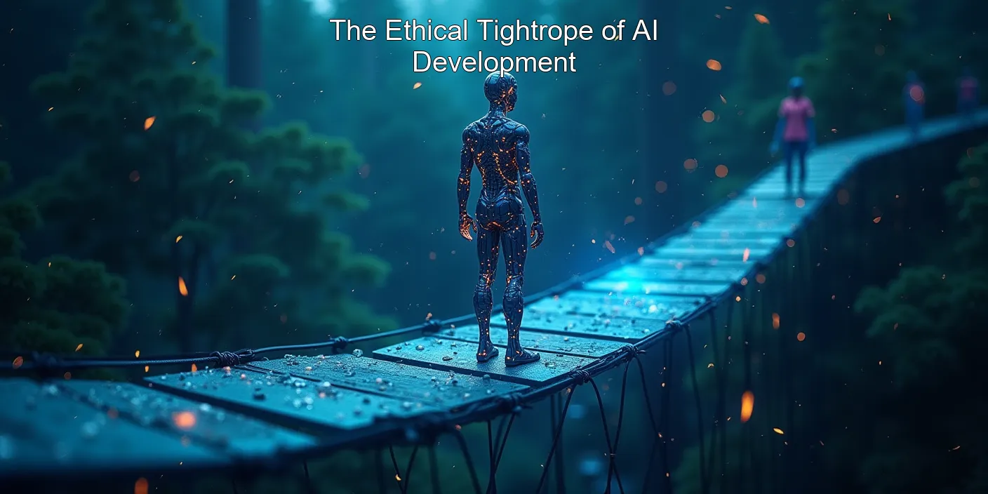 The Ethical Tightrope of AI Development